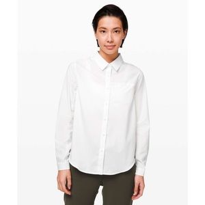 Lululemon Full Day Ahead Shirt White